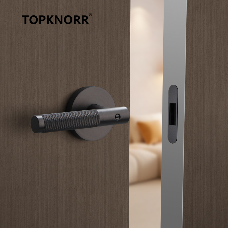 Zinc Furniture Hardware - Magnetyczny zamek trójszynowy z kluczem do
