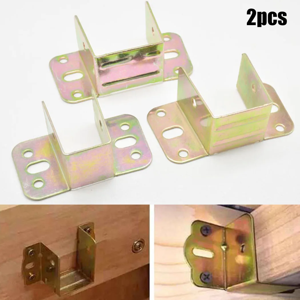 Furniture Hardware Suppliers - 2 szt. Metalowy wspornik łóżka w