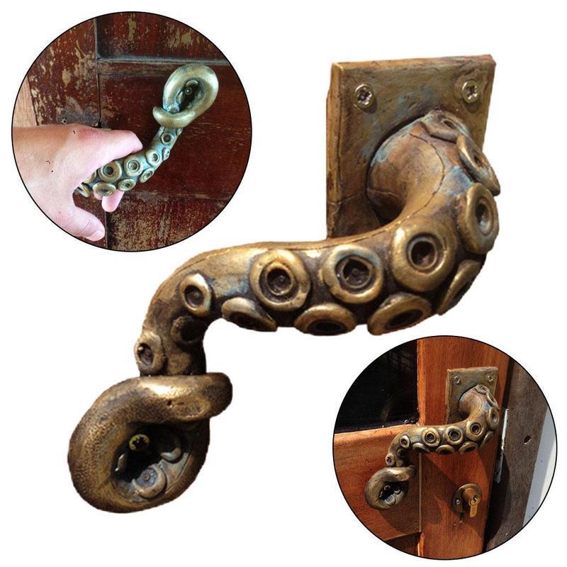 Furniture Hardware Handles - Vintage ośmiornica klamka drzwi w zwierzęcym