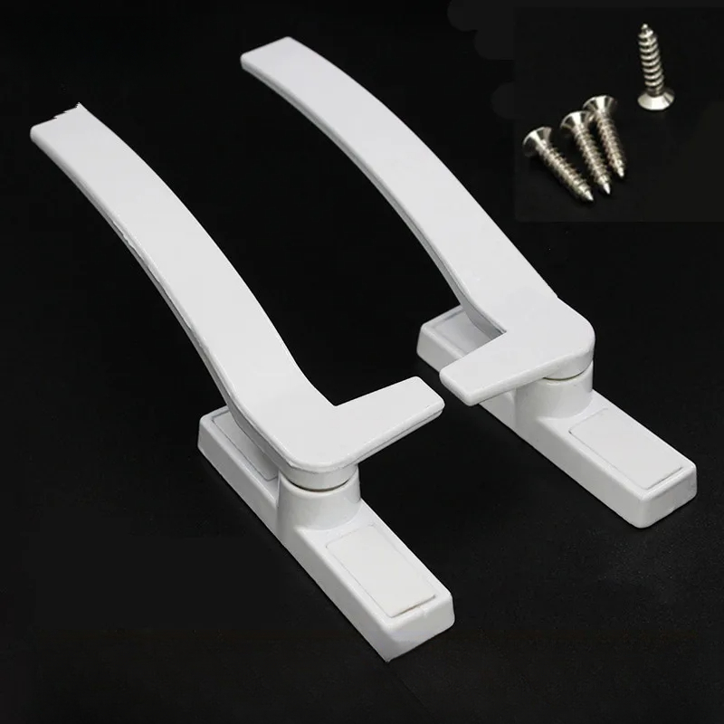 Zinc Furniture Hardware - Lewa prawa ręka Białe wymienne klamki