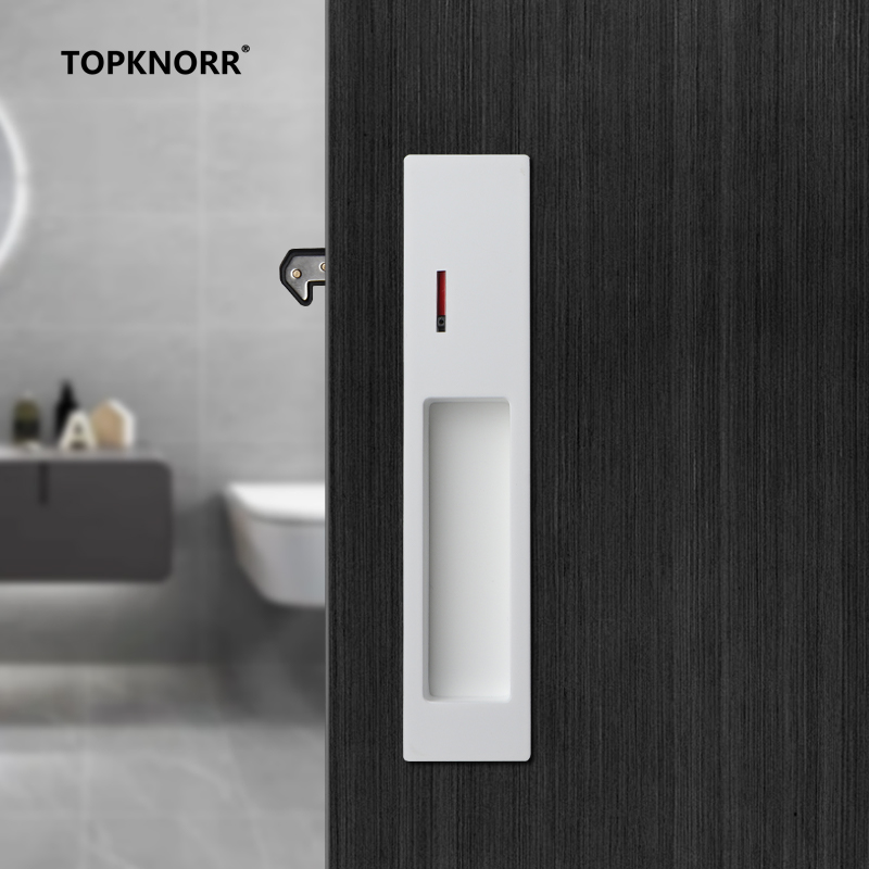 Zinc Furniture Hardware - Niewidoczny zamek do drzwi przesuwnych, hak