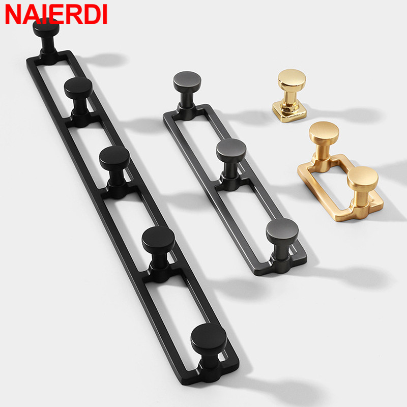 Zinc Furniture Hardware - NAIERDI Wiszący pojedynczy hak ze stopu