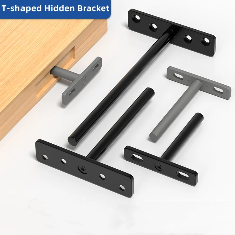 Furniture Hardware Types - 1 szt. Niewidoczny wspornik T-kształtny do