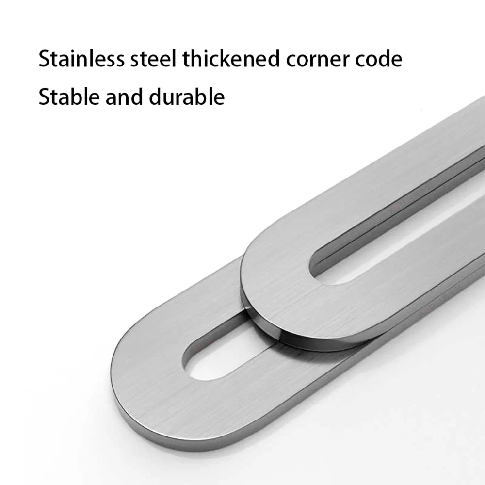 Biały nierdzewny wspornik kąto – Furniture Hardware Types recenzja i cena