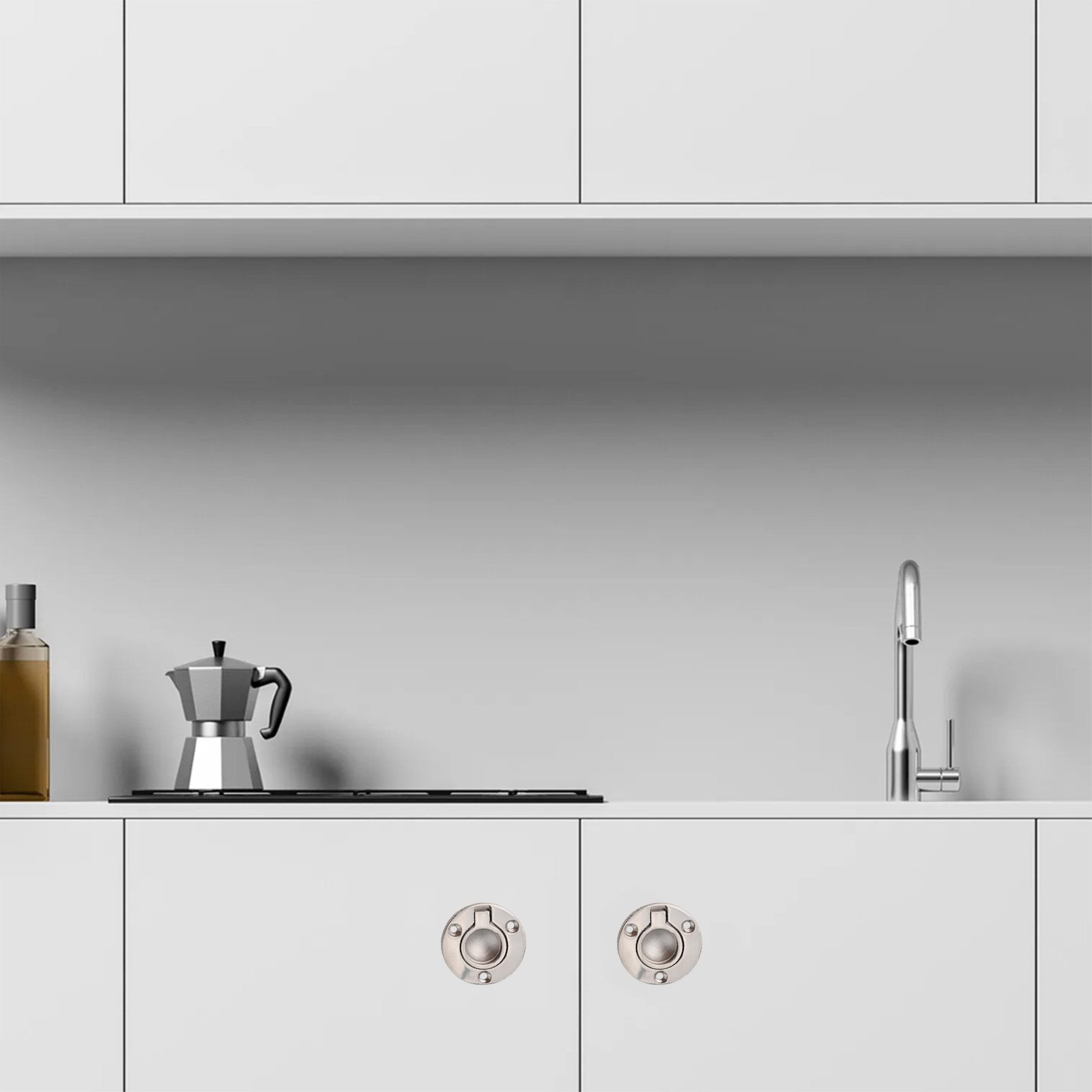 2 szt. Pierścieniowe uchwyty w – Furniture Hardware Handles recenzja i cena