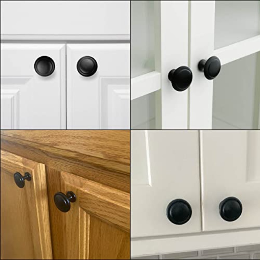 12 sztuk czarnych okrągłych ga – Cabinet Knob Round recenzja i cena