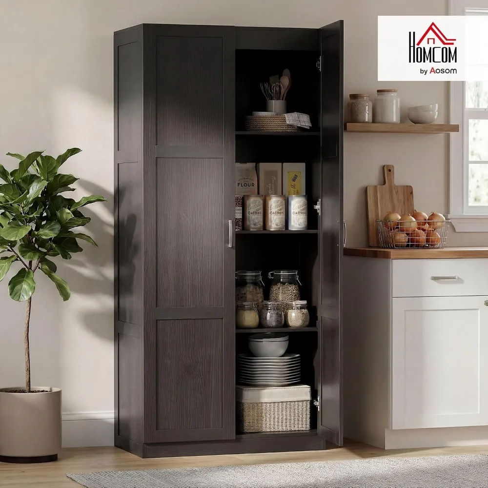 HOMCOM Wysoka szafka kuchenna  – Soft Close Hinge recenzja i cena