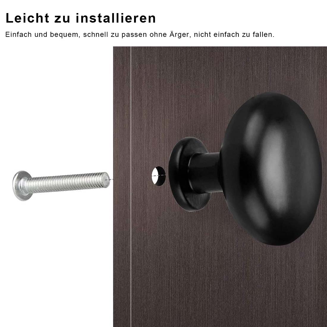 5 SZT. Aluminiowe Okrągłe Uchw – Cabinet Knob Round recenzja i cena