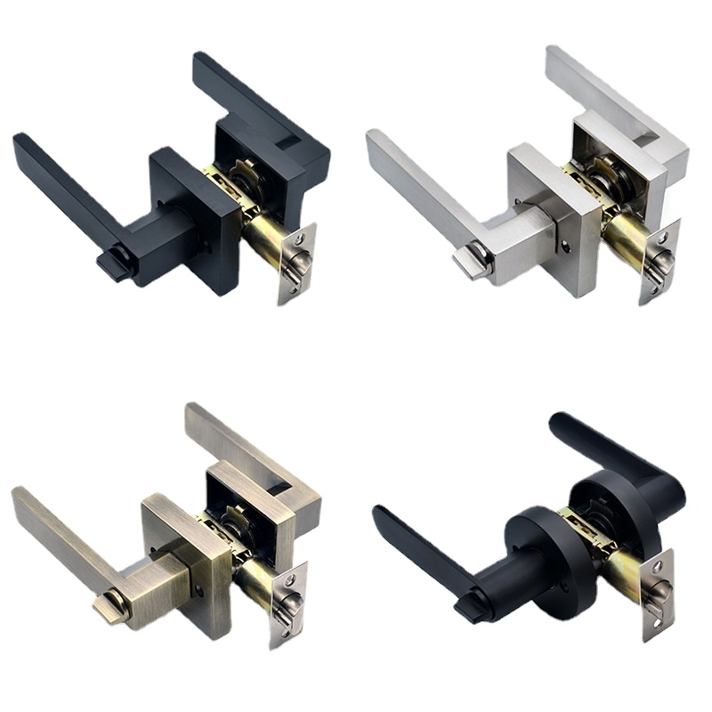 Czarna klamka do drzwi Blokada – Zinc Furniture Hardware recenzja i cena