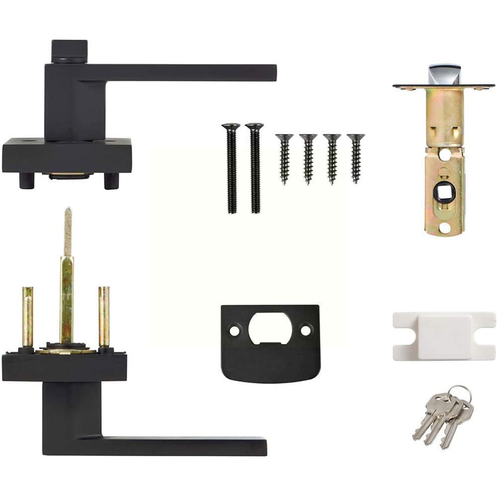 Czarna klamka do drzwi Blokada – Zinc Furniture Hardware recenzja i cena