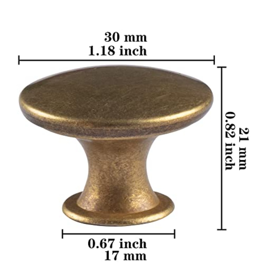 6 sztuk okrągłych gałek do sza – Cabinet Knob Round recenzja i cena
